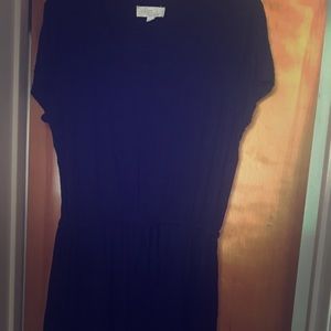 Black mid length dress
